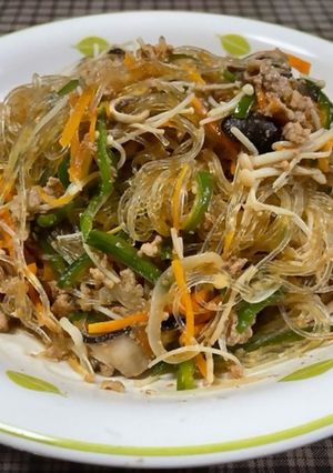 レンジで簡単！野菜たっぷりチャプチェ-レシピのメイン写真