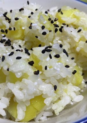 味付けシンプル！さつまいもご飯-レシピのメイン写真