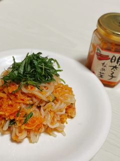 明太子なめ茸しらたき-レシピのメイン写真