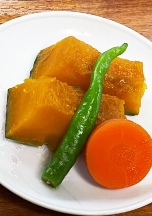 煮崩れしないカボチャの煮付け-レシピのメイン写真