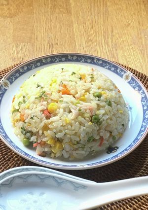簡単ヘルシー！炊飯器チャーハン-レシピのメイン写真