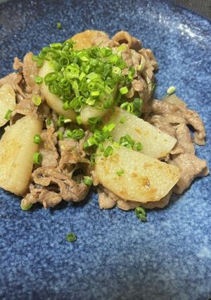 牛肉と長芋の胡麻ポン酢焼き-レシピのメイン写真