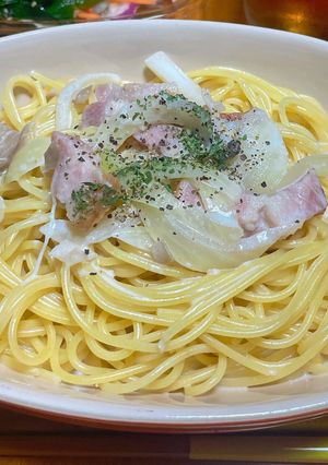 ミルクのスープパスタ-レシピのメイン写真