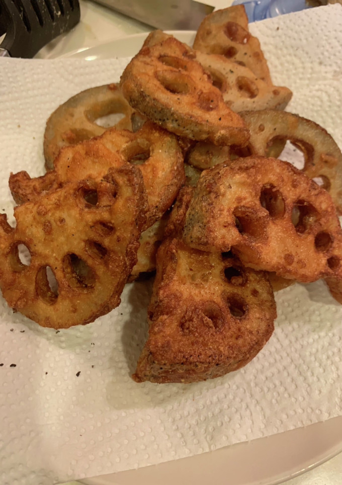 簡単　ハスの唐揚げ　食感王！-レシピのメイン写真