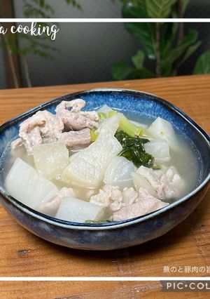 上品な味わい!蕪と豚こまの旨酒煮-レシピのメイン写真