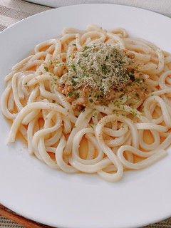 5分で!とろろ昆布と納豆のネバネバうどん-レシピのメイン写真