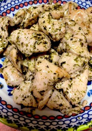 鶏胸肉の青のりバターソテー-レシピのメイン写真