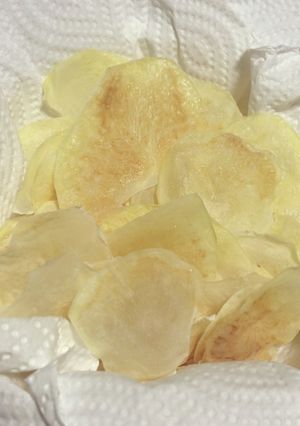 レンジで簡単☆基本のポテトチップス塩-レシピのメイン写真