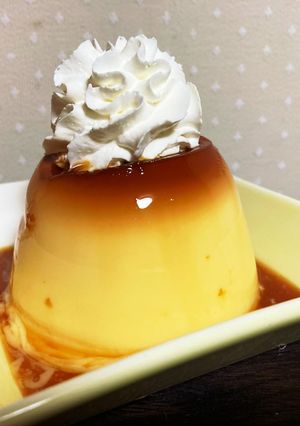 レンジでなめらかプリン-レシピのメイン写真