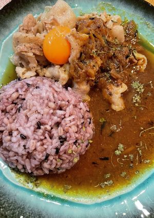 スタミナ薄切り豚とスパイスカレー-レシピのメイン写真