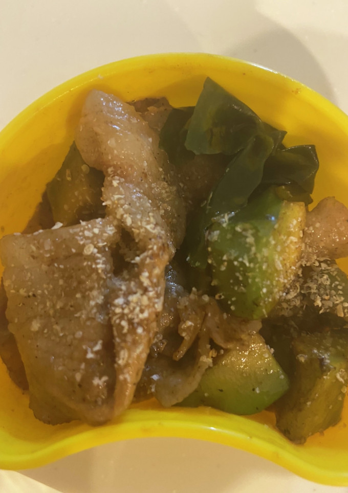おべんとう！豚肉とアボカド炒め-レシピのメイン写真