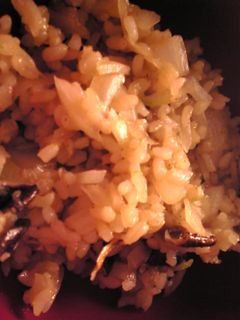 玉葱と椎茸の玄米炒飯-レシピのメイン写真