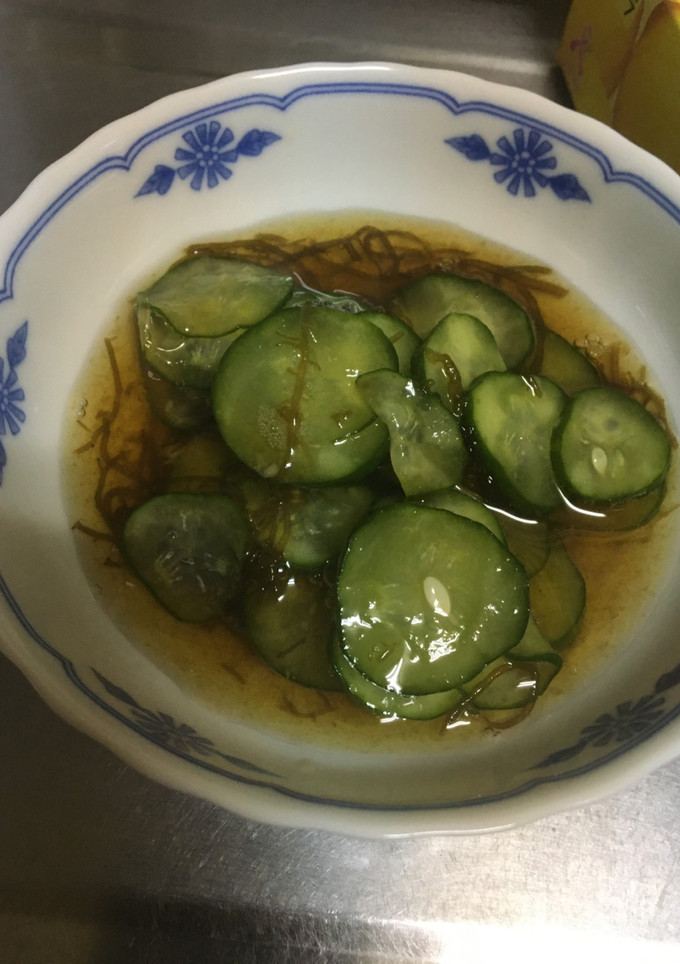 もずくときゅうりの酢の物-レシピのメイン写真