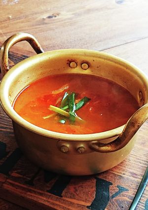 おうち韓国★ツナと豆腐でピリ辛キムチチゲ-レシピのメイン写真