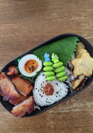 JK☆おにぎり＆チキン照り焼き弁当♪-レシピのメイン写真