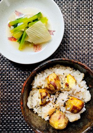 栗ご飯　-レシピのメイン写真