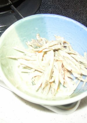 レンチン！ごぼうサラダ-レシピのメイン写真