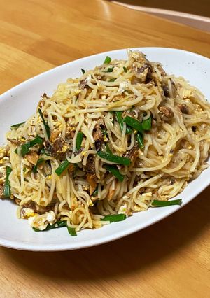包丁不要！鯖缶そうめん炒め-レシピのメイン写真