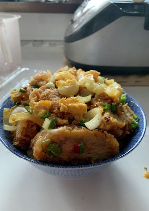 男メシかつ丼-レシピのメイン写真