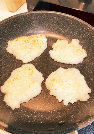 お粥の焼いたの おやつ 幼児 簡単-レシピのメイン写真
