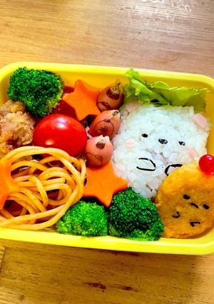 簡単！子供喜ぶすみっこぐらしのキャラ弁-レシピのメイン写真