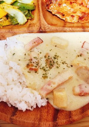 白いグリーンカレー-レシピのメイン写真