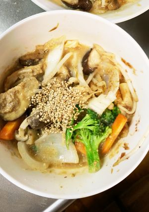 肉無チクワクリーミーシーフード味野菜炒め-レシピのメイン写真