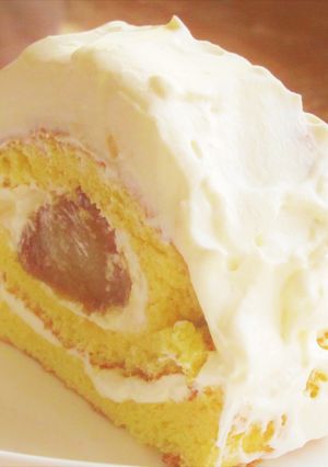 〚 りんごのキャラメリゼロールケーキ 〛-レシピのメイン写真