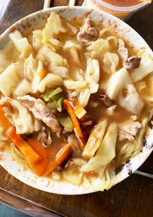 お一人様！味噌ラーメンに隠し味！-レシピのメイン写真
