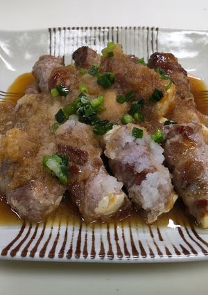 豆腐肉巻きおろし煮-レシピのメイン写真