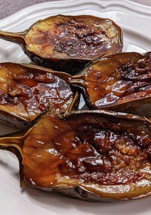 丸なすのわさびバター醤油-レシピのメイン写真