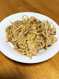 包丁不要のもやしの明太バター炒め-レシピのメイン写真