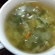 カリフラワーの葉っぱスープ
