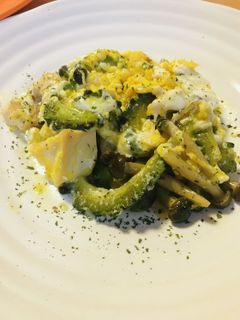 鶏むね肉とゴーヤーの玉子炒め-レシピのメイン写真