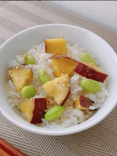 炊飯器で♪ほっこりさつまいもごはん-レシピのメイン写真