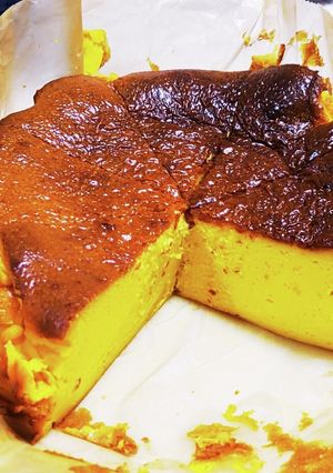 簡単かぼちゃのバスクチーズケーキ-レシピのメイン写真