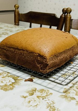ココアの甘い香り漂う 台湾カステラ-レシピのメイン写真