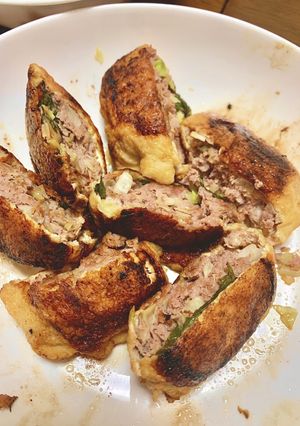 油揚げのジューシー肉詰め　inしそチーズ-レシピのメイン写真