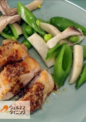腎臓病食/鶏肉の粒マスタード焼き-レシピのメイン写真