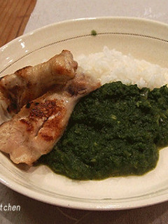 ほうれん草カレー-レシピのメイン写真