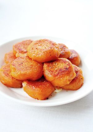 モチっとろ〜っと美味しい【かぼちゃ餅】-レシピのメイン写真