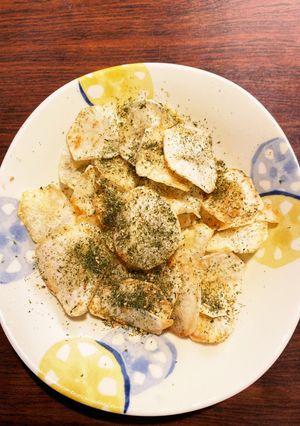 手作り♡青のりコンソメポテトチップス-レシピのメイン写真