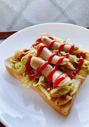じぃじが作るホットドッグ風トースト-レシピのメイン写真