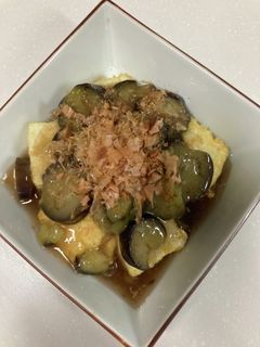 揚げだし豆腐茄子餡掛け(*>∀<)ノ♪-レシピのメイン写真