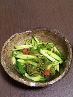 きゅうりとめかぶのサッパリ和え-レシピのメイン写真