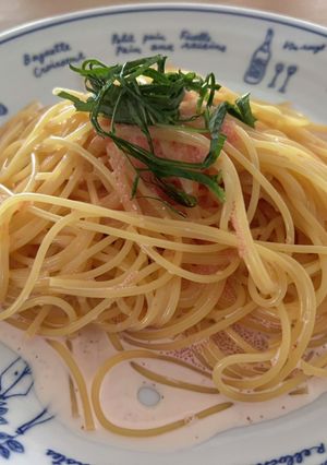 和えるだけで簡単！たらこクリームパスタ-レシピのメイン写真