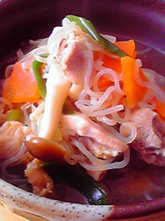 簡単^^鶏肉としらたきのすき焼き風♪-レシピのメイン写真