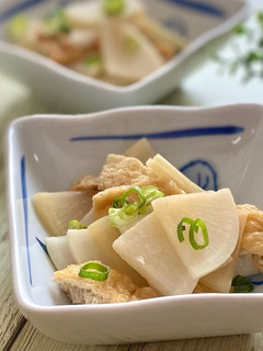 大根と薄揚げのぽんず蒸し-レシピのメイン写真