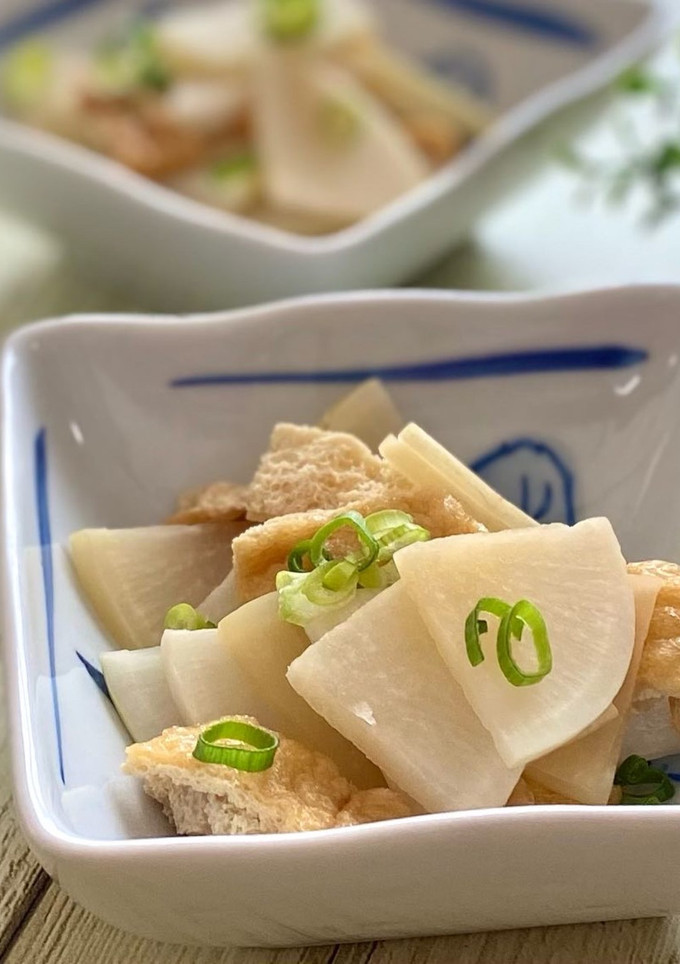 大根と薄揚げのぽんず蒸し-レシピのメイン写真