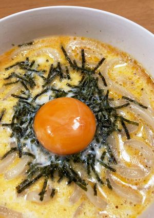 「えっ、うま」たらこクリームスープうどん-レシピのメイン写真